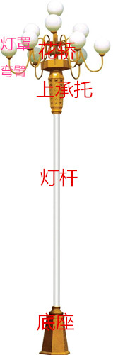 中华灯结构图,中华灯安装